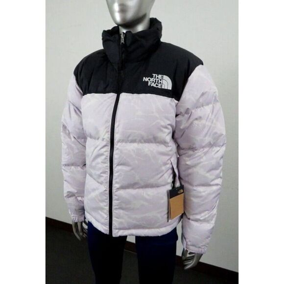 The North Face Women Sz XL 1996 Retro Nuptse 700-Down Hooded Jacket Lavender $33 - Picture 6 of 15